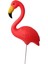 Süsü Kuş Heykeli Figürin Açık Koridor Flamingo Kazığı Kırmızı 29.5X23CM 36CM (Yurt Dışından) 2