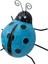 Ladybug Asma Ladybug Duvar Dekorasyonları Teras Oturma Odası Arka Bahçe Mavi (Yurt Dışından) 2