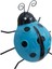 Ladybug Asma Ladybug Duvar Dekorasyonları Teras Oturma Odası Arka Bahçe Mavi (Yurt Dışından) 4