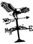 Çiftlik Avlusu Çatısı Için Weathervane Dış Ölçüm Musluğu (Yurt Dışından) 4