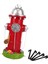 Için Yangın Musluğu Heykeli Kırmızı Yavru Dekorasyonu (Yurt Dışından) 4