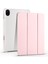 Honor Pad 8 Için Üç Katlı Stand Tablet Kılıfı Kalem Tutuculu Pu Deri Şeffaf Tpu Arka Kapak, Otomatik Uyandırma/uyku-Pembe (Yurt Dışından) 1