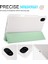 Honor Pad 8 Için Üç Katlı Standı Tablet Kılıfı ile Kalem Tutucu Pu Deri Şeffaf Tpu Arka Kapak, Otomatik Uyandırma/uyku-Matcha Yeşil (Yurt Dışından) 3