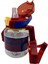 Süper Heros Kilitli Kapak Matara Suluk 670 ml 1437 Kırmızı Mavi 2