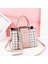 Yeni Ekose Moda Dikme El Omuz Crossbody Çanta Kadınlar (Yurt Dışından) 1