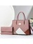 Yeni Moda Ekleme Kontrast Renk Büyük Kapasiteli El Çantası Iki Parçalı Set (Yurt Dışından) 1