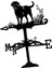 Metalweathervane Silhouette Vintage Gülü Çit Çiftlik Dış (Yurt Dışından) 4