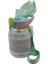 Süper Heros Kilitli Kapak Matara Suluk 670 ml 1437 Yeşil Pembe 2