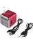 Kırmızı Taşınabilir Mp3/4 Fm Radyo, Mikro USB Bluetooth Alıcısı ile Mp3 Müzik Çalar Dahili Ses Arabirimi Hoparlör LCD Stere (Yurt Dışından) 1