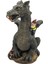 Açık Heykel, Dinozor ve Gnome Heykeli Peri Figürleri Reçine Süs, Cüce Yakalanan Sürükle Heykel (Yurt Dışından) 2