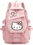 Hello Kitty Sırt Çantası - Yastıklı Askıları, Çoklu Bölmeleri, Seyahat ve Günlük Kullanım Için Güçlendirilmiş Tabanı, Kolay Temizlenebilir Dayanıklı Naylon Okul Çantası (Yurt Dışından) 1