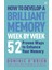 How To Develop A Brilliant Memory Week By Week: 52 Proven Ways To Enhance Your Memory Skills: 50 Pro 1