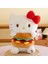 Giyinmiş Burger Kt Kedi Peluş Oyuncak Hello Kitty Bebek Yastık Çocuk Bebek Sevimli Bez Bebek 45 cm (Yurt Dışından) 1