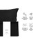 2'li Glow By Night Vegan Pillowcase I Saten Yastık Kılıfı 4