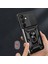 Galaxy S24 Fe Uyumlu Magnetik Standlı Kamera Korumalı Sürgülü Vega Kapak-Siyah 4