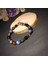 Karışık 8 mm Doğal Taş Bileklik (Lapis,akik,kehribar,oniks,lav) 1