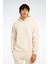 Arın Hoodıe Bej Erkek Sweatshirt 1