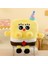 Kapşonlu Spongebob Squarepants Peluş Oyuncak Bebek Kız Doğum Günü Hediyesi Çocuk Bebek Yastık 50 cm (Yurt Dışından) 1