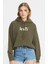 Klasik Yaka Yeşil Kadın Sweatshırt A2640-0117 Yeşil Sweatshirt 1