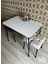 Metal Ayaklı 60X90 Beyaz Mutfak Masası - Çalışma Masası, Mutfak Masası, Masa 1