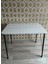 Metal Ayaklı 60X90 Beyaz Mutfak Masası - Çalışma Masası, Mutfak Masası, Masa 5