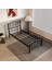 Bella Tek Kişilik Ferforje Metal Karyola 120x200 Siyah 3
