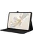 Honor Pad 9 Için Deri Kılıf Kumaş Doku Tablet Kapak Standı Kart Tutuculu-Siyah (Yurt Dışından) 3