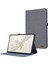 Honor Pad 9 Için Deri Kılıf Kumaş Doku Tablet Kapak Standı Kart Tutuculu-Mavi (Yurt Dışından) 1