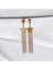Gold Baskılı Yıldız Sallantılı Çelik Küpe LLAKP50114 1
