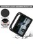 Kickstand Kolu Tasarımı Düz ​​renk Çizilmeye Dayanıklı Anti-Drop Eva Tablet Kılıf Kapak Için Huawei Mediapad M5 Lite 8-Siyah (Yurt Dışından) 3