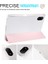 Honor Pad V8 Pro Üç Katlı Stand Tablet Kılıfı Pu Deri Şeffaf Tpu Geri Akıllı Kapak ile Kalem Tutucu-Pembe (Yurt Dışından) 3