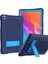 Kaydırmalı Kickstand Tasarımı Kontrast Renkli Pc+Tpu+Silikon Tablet Kılıfı Huawei Matepad T10S-KOYU Mavi/mavi (Yurt Dışından) 1