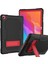 Kaydırmalı Kickstand Tasarımı Kontrast Renkli Pc+Tpu+Silikon Tablet Kılıfı Huawei Matepad T10S-SIYAH/GÜL (Yurt Dışından) 1