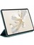 Honor Pad 9 Kılıf Çizilmez Pu+Silikon Üçe Katlanmış Stand Tablet Kapağı-Siyahımsı Yeşil (Yurt Dışından) 4