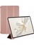 Honor Pad 9 Için Kılıf Çizilmez Pu+Silikon Üçe Katlanmış Stand Tablet Kapağı-Gül Altın (Yurt Dışından) 1