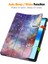 Huawei Matepad 11.5 Için Üç Katlı Stand Tablet Kapak Desen Baskı Pu Deri Tablet Kılıfı-Galaxy (Yurt Dışından) 3