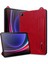 Tablet Kılıfı Honor Pad X8/pad X8 Lite/pad 6 10.1 Inç/huawei Enjoy Tablet 2 10.1 El Kayışı Kickstand Deri Kapak-Kırmızı (Yurt Dışından) 5