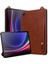 Tablet Kılıfı Honor Pad X8/pad X8 Lite/pad 6 10.1-Inç/huawei Enjoy Tablet 2 10.1 El Kayışı Kickstand Deri Kapak-Kahverengi (Yurt Dışından) 5