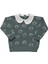 "bebe" Yakalı Organik Pamuk Sweatshirt - Derin Yeşil 2