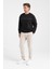 Erkek Baskılı Interlok Kumaş Sweatshirt 1