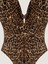 Derin Dekolteli Ikonik Body - Leopar 5