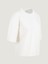 Ribana Yaka Detaylı Kısa Kol Vatkalıt-Shirt - Beyaz 5