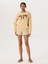 Baskı Detaylı Oversize Sweatshirt - Camel 2