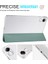 Onur Pad X8 Pro/pad X9 Üç Katlı Stand Tablet Kılıfı Kalem Yuvası Pu Deri Şeffaf Tpu Arka Kapak-Gece Yarısı Yeşil (Yurt Dışından) 4