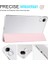 Honor Pad X8 Pro/pad X9 Üç Katlı Stand Tablet Kılıfı Kalem Yuvası Pu Deri Şeffaf Tpu Arka Kapak-Pembe (Yurt Dışından) 4