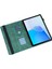Honor Pad X9 Kılıf Çiçek Desenli Pu Deri Folyo Standı Kart Yuvalı Tablet Kapağı-Yeşil (Yurt Dışından) 5