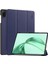 Honor Pad X8A Enkay Hat Prens Üç Katlı Stand Kapağı Pu Deri + Pc Tablet Kılıfı-Koyu Mavi (Yurt Dışından) 1
