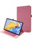 Honor Pad 9 Pro/pad V8 Pro Için Deri Kılıf Kart Tutucu Kumaş Doku Tablet Standı Kapak-Pembe (Yurt Dışından) 1