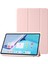 Huawei Matepad 11(2021)/(2023)CASE Deri+Tpu+Şeffaf Akrilik Üç Katlı Stand Kapağı-Pembe (Yurt Dışından) 1