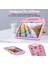 Honor Pad 9 Tablet Kılıfı Için Çizilmez Eva Sevimli Desenler Kickstand Kapağı ve Saplı-Pembe (Yurt Dışından) 2